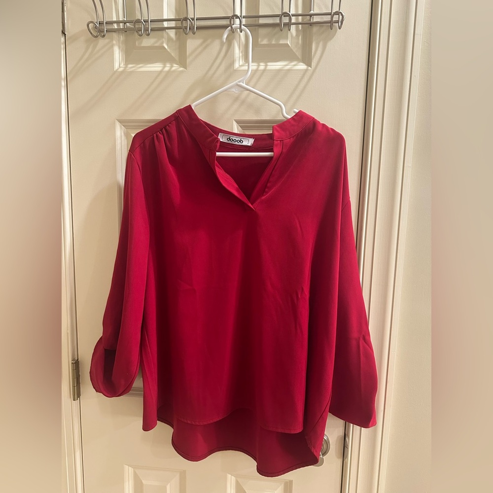 Women's Red Blouse